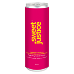 Sweet Justice - Cranberry Ginger Ale 10 THC + 10 CBG - Hybrid - 355ml