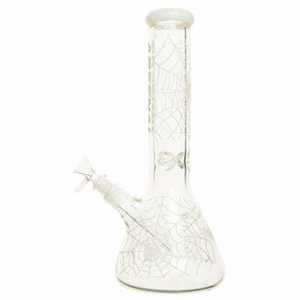 16'' 9mm Arsenal Glow in the Dark Glass Bong
